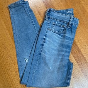 Women High-Rise Next Level Stretch material. Size 2, extra-short length.